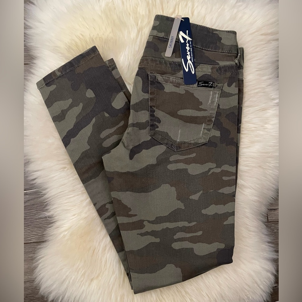 7 for All Mankind Camouflage Denim